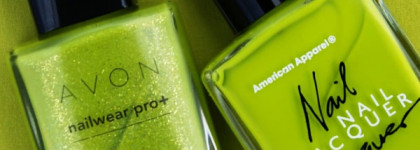 Радостные зелёные. American Apparel & Avon