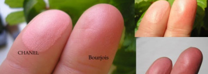 Две Розы с одного куста -Chanel Joues Contraste 72 Rose Initiale и Bourjois Blush  54 Rose frisson