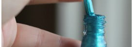 Волшебный бутылек с лазурью: Sally Hansen Hard As Nails Xtreme Wear "Marine Scene" (#23)