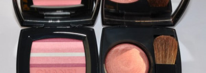 Весенние румяна цвета восходящего солнца Chanel Horizon   и помада Dior Addict 564