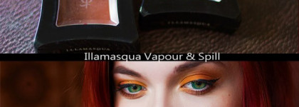 Огненные глазки с Illamasqua powder eye shadow Vapour&Spill