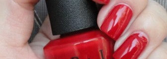 Красавец  OPI Big Apple Red NL N25