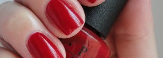 OPI  Vodka & Caviar  NL R55 + сравнение с OPI Big Apple Red NL N25
