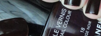 Chanel Rouge Noir # 18 и  Dior  Masai Red # 853