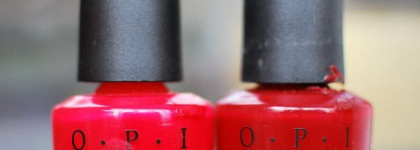 OPI Malaga Wine & OPI Red Hot Ayers Rock