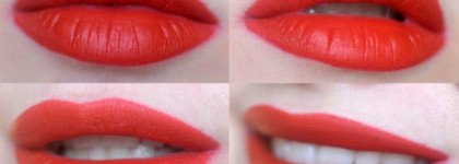 True matt, true red. Sephora Rouge Velouté Sans Transfert #01