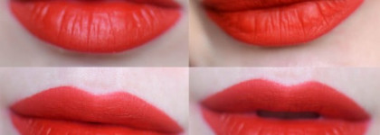 True matt, true red. Sephora Rouge Velouté Sans Transfert #01