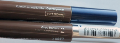 Обновленная версия моделирующего воска для бровей Lumene Blueberry Eyebrow Shaping Wax, №2 grey brown