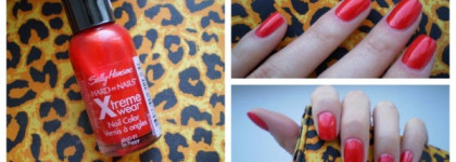 Маковый цвет или Sally Hansen Hard as Nails Xtreme wear № 91 So Poppy