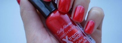 Маковый цвет или Sally Hansen Hard as Nails Xtreme wear № 91 So Poppy