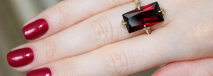 Малиново-красный атлас Anny 107 jogging date