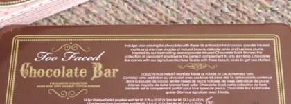 Моя сладкая шоколадка - Too Faced "Chocolate Bar" eyeshadow collection
