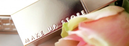 Make Up Store Champagne limited collection: Microshadow trio, Blotting powder, Lipstick