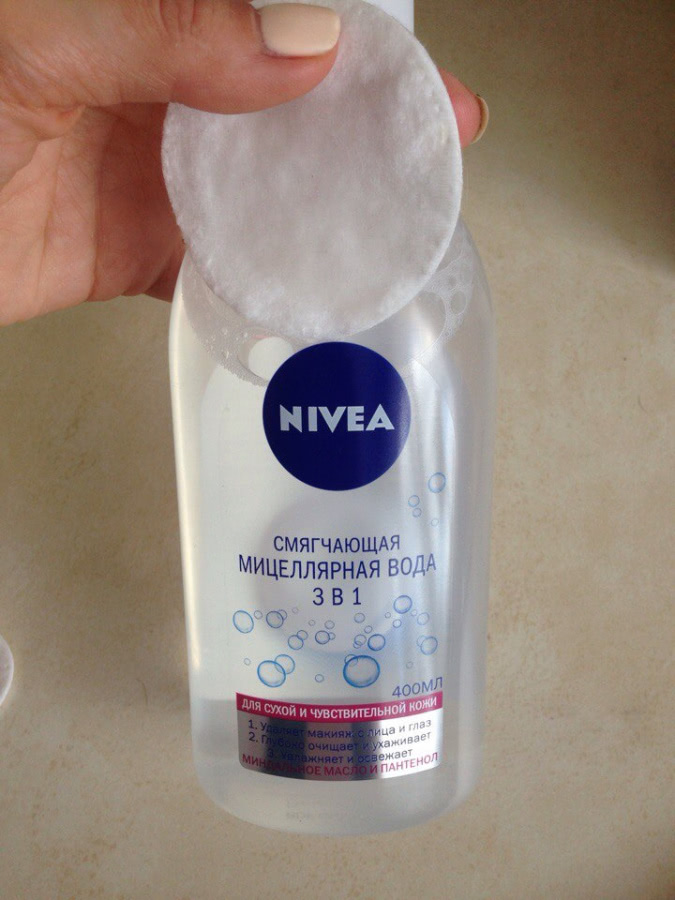 Nivea смягчающая мицеллярная вода 3в1 для сухой и чувствительной кожи