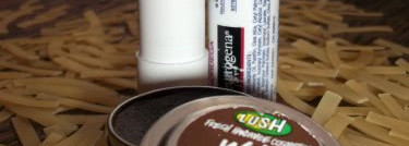 Уход  за кожей губ Whip Stick LIP Balm "Шоколадный поцелуй" от Lush и бальзам-помада “Норвежская формула” Neutrogena