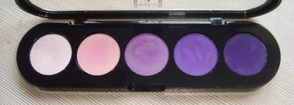 Обзор палеток теней от Make up Atelier Paris T02 Tons Chauds 2, T09 Rose Violet Nacré и T11 Tons Bleu Vert