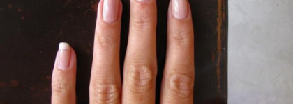 Как я сама делала классический "френч"