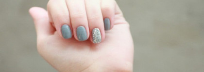 Rimmel Grey matter + франкен-глиттер