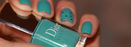 Мое бирюзовое лето с лаком Dior № 401 Saint Tropez