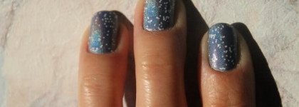 Микс: China Glaze 640 2Nite 80805 и Dance Legend Top Domino white