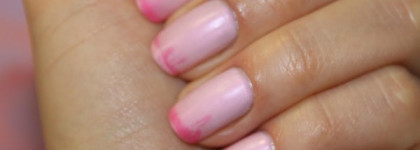 Ногти цвета летнего рассвета - термолак Dance Legend 178