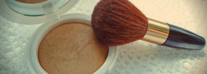 "Влажный эффект" с Flormar Terraccota Powder #20