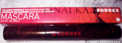 Тушь для ресниц  Korres Volcanic Minerals Volumizing Mascara  ( Obsidian Black - 02)