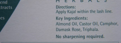 Каджал Himalaya (сурьма-карандаш, натуральная подводка для глаз)