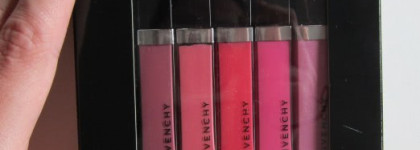 Набор мини-блесков для губ Givenchy Gloss Interdit (Capricious pink 01, Rose taboo 04, Lilac confession 06, Glamorous fuchsia 07, Sexy pink 08)