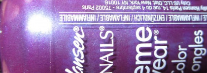 Сочетание шиммера и глянца в лаке Sally Hansen оттенок Purple potion номер 26