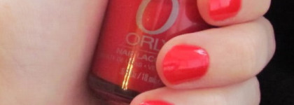 "Прекрасный красный" Orly One Night Stand и жидкость для снятия лака Летуаль