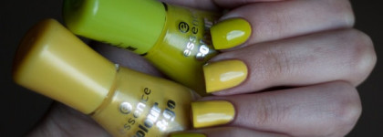 Маникюр с лаками для ногтей Essence Color & Go 138 L.o.l + 137 Wanna be your sunshine