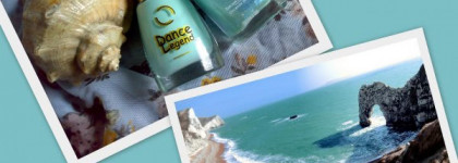 Мятный бриз...на ноготках с Dance Legend Лак для ногтей "Эмаль-color"№345 и  Joana Extreme №37/Sky Dust