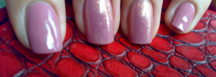 Дуэт текстур, или как я освежила кремовый лак