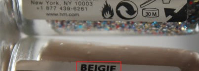 Россыпь конфетти с лаками H&M