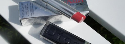 Dior Addict Extreme 667, Avenue and Clarins Crayon Levres 01, Bay rose