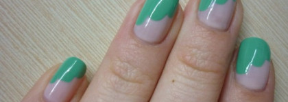 Молочный коктейль с мятой или дуэт Orly Ancient Jade 40746 и China Glaze Diva Bride 216