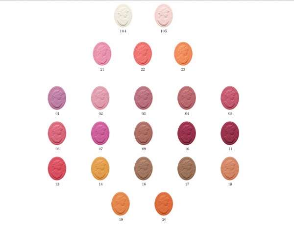 Les Merveilleuses Ladurée Fards à joues poudre pressed cheek color в оттенке 02 и powder case