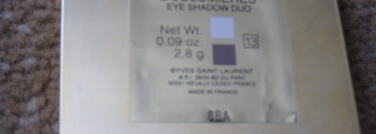 Счастливый номер 13 или Yves Saint Laurent Ombres Duolumieres Двухцветные тени для век №13 Golden sand/Broun earth