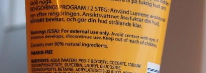 Умываем лицо тщательно