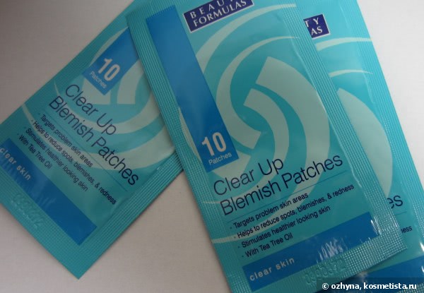 Beauty formulas Clear up blemish patches