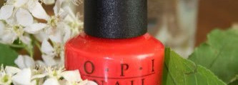 OPI Красное печенье счастья-Red My Fortune Cookie