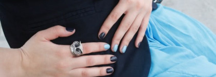 Chanel 551 Coco blue и Sally Hansen Double duty. Повесть о любимом цвете