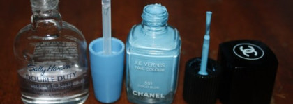Chanel 551 Coco blue и Sally Hansen Double duty. Повесть о любимом цвете
