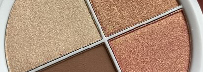 Мега сияние с White Collection by Stellary. Face palette 01 & lipstick 01 Wild orchid