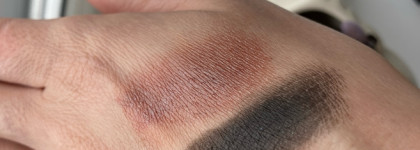 Моя парочка оттенков MAC Eyeshadow pro longwear paint pots в оттенках Bougie & Black mirror