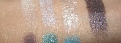 Минеральные тени Coastal Scents (Champagne,High Light Violet,Vampin Red,Agua Zone), Heavenly Mineral Makeup ( Pearl G Smokey, Purple G), Sweetscents (Mermaid). Часть I