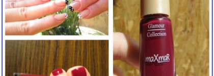 Ягоды. Лед. И немного горошка. Лак-финиш Orly #40012 -Love each other и Maxmar Glamour Collectoin #322