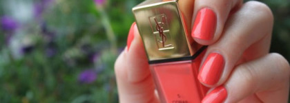 Идеальный коралл YSL La Laque Couture 5 Corail divin