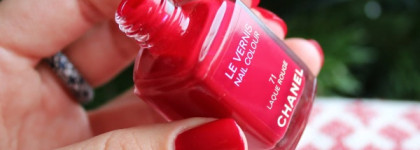 Chanel Le vernis Nail colour - 71 Laque Rouge или красных много не бывает